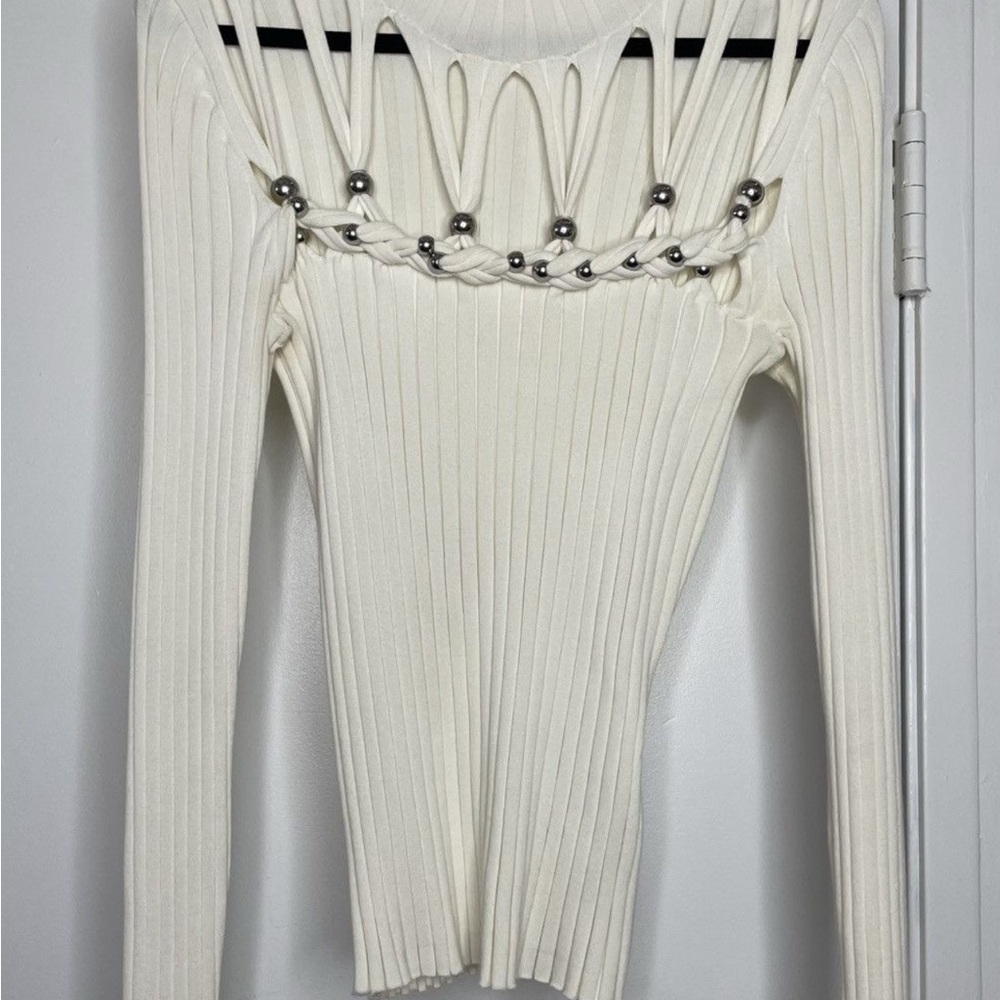 Dion Lee Beaded Knit top - Picture 2 of 7